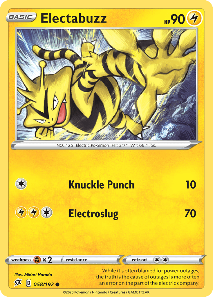 Electabuzz SWSH2-58