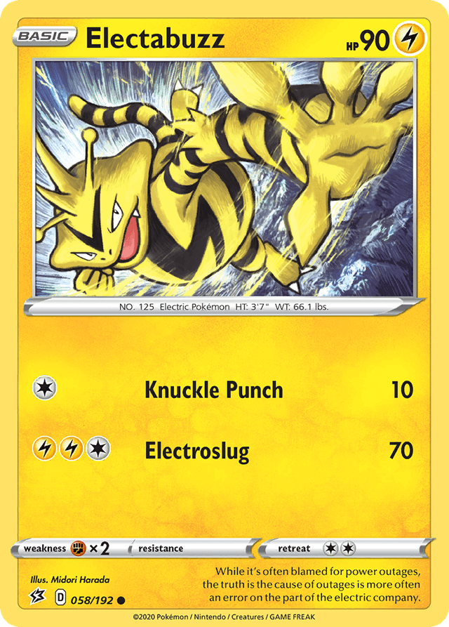 Electabuzz SWSH2-58