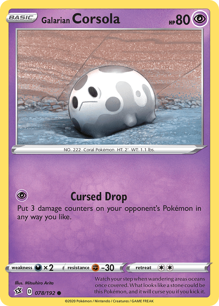 Galarian Corsola SWSH2-78