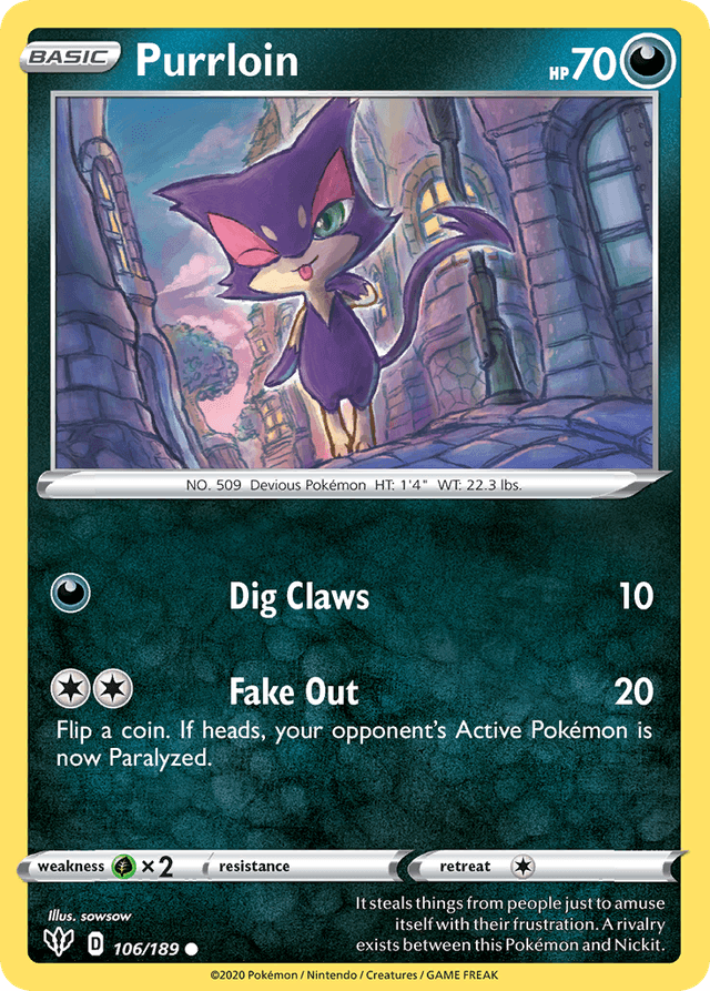 Purrloin SWSH3-106
