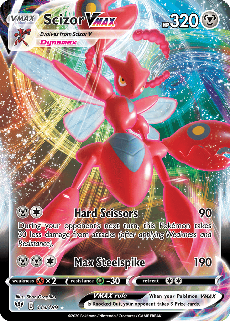Scizor VMAX SWSH3-119