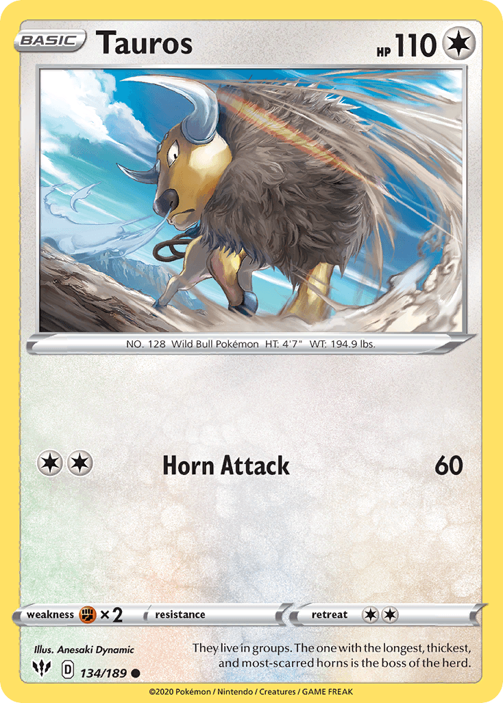 Tauros SWSH3-134
