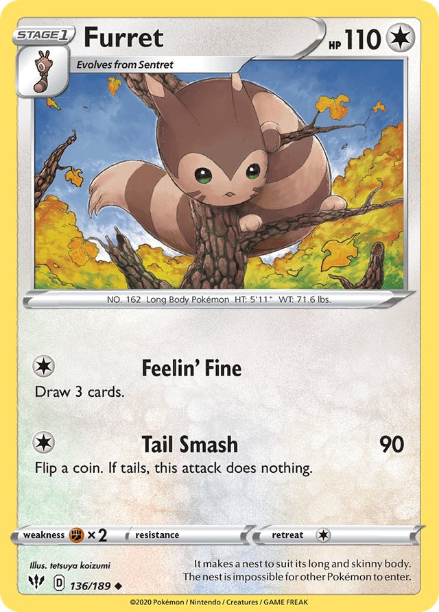 Furret SWSH3-136