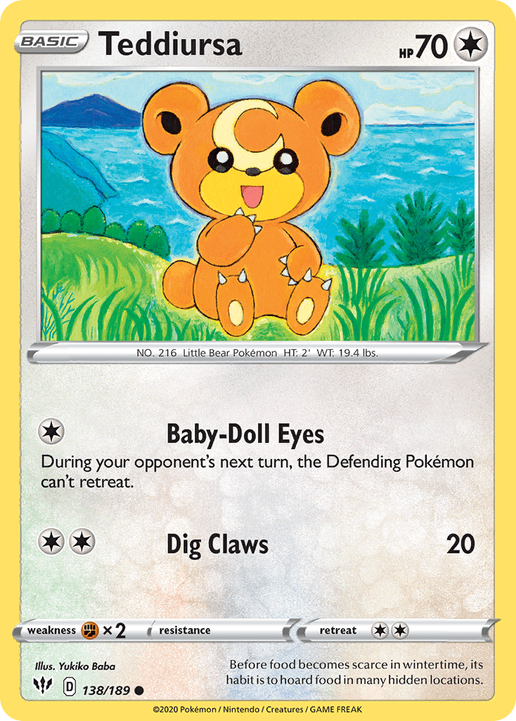 Teddiursa SWSH3-138
