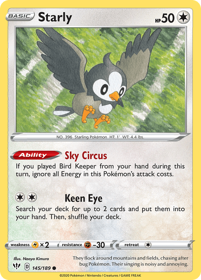 Starly SWSH3-145