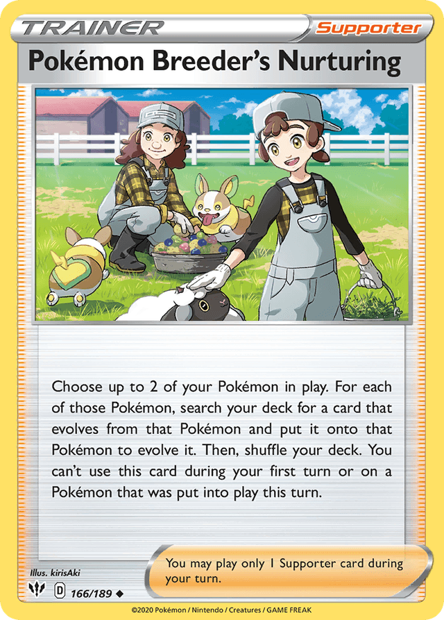 Pokémon Breeder's Nurturing SWSH3-166