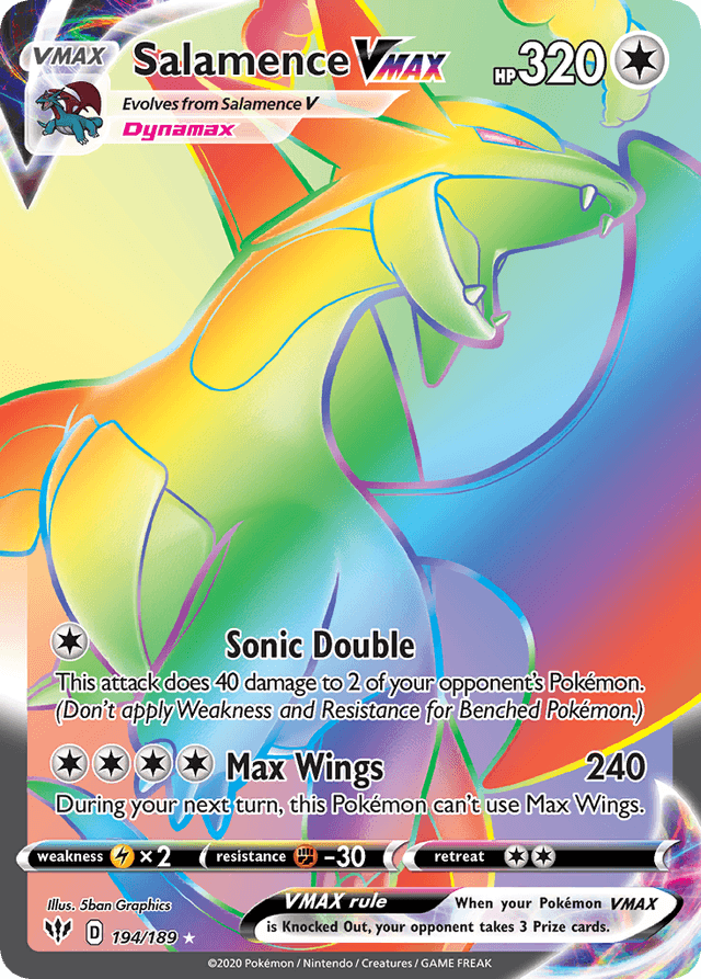 Salamence VMAX SWSH3-194