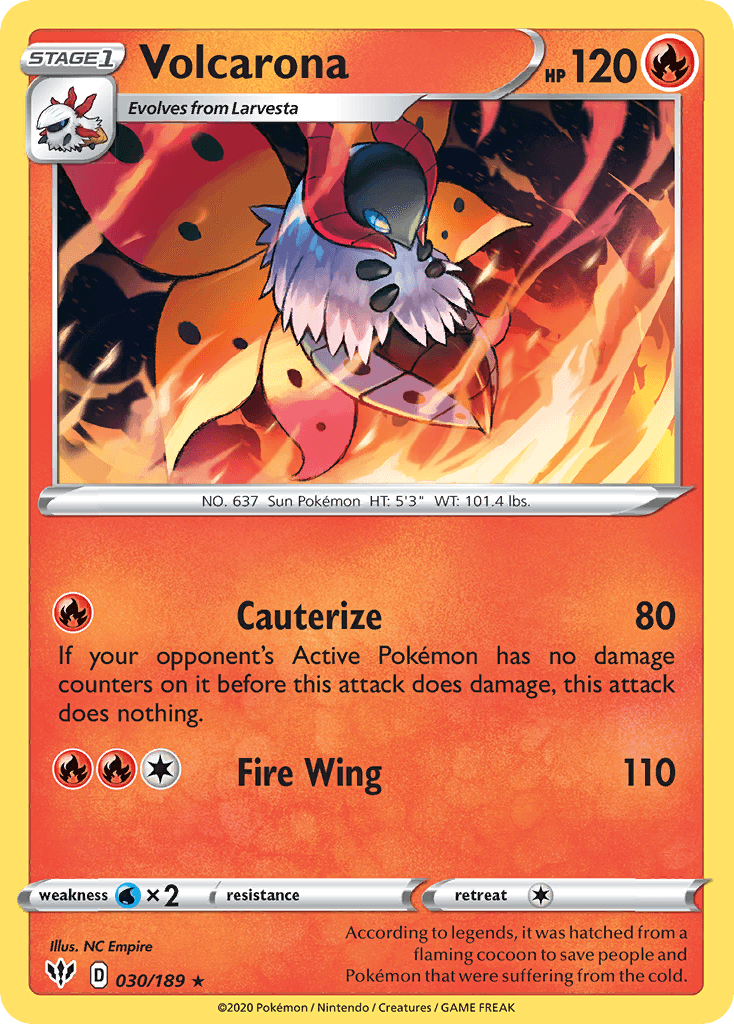 Volcarona SWSH3-30