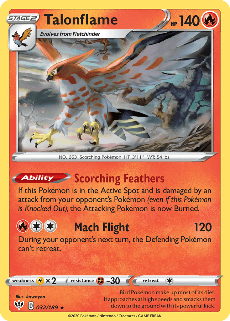 Talonflame SWSH3-32