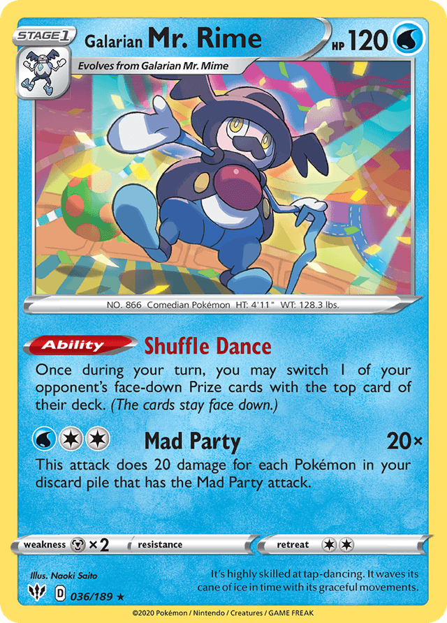 Galarian Mr. Rime SWSH3-36