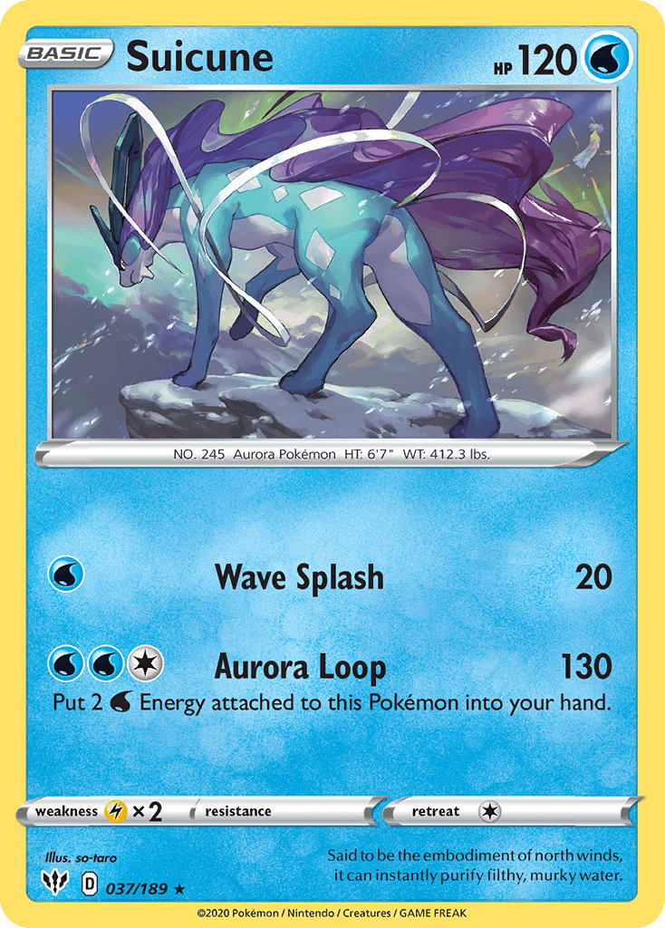 Suicune SWSH3-37