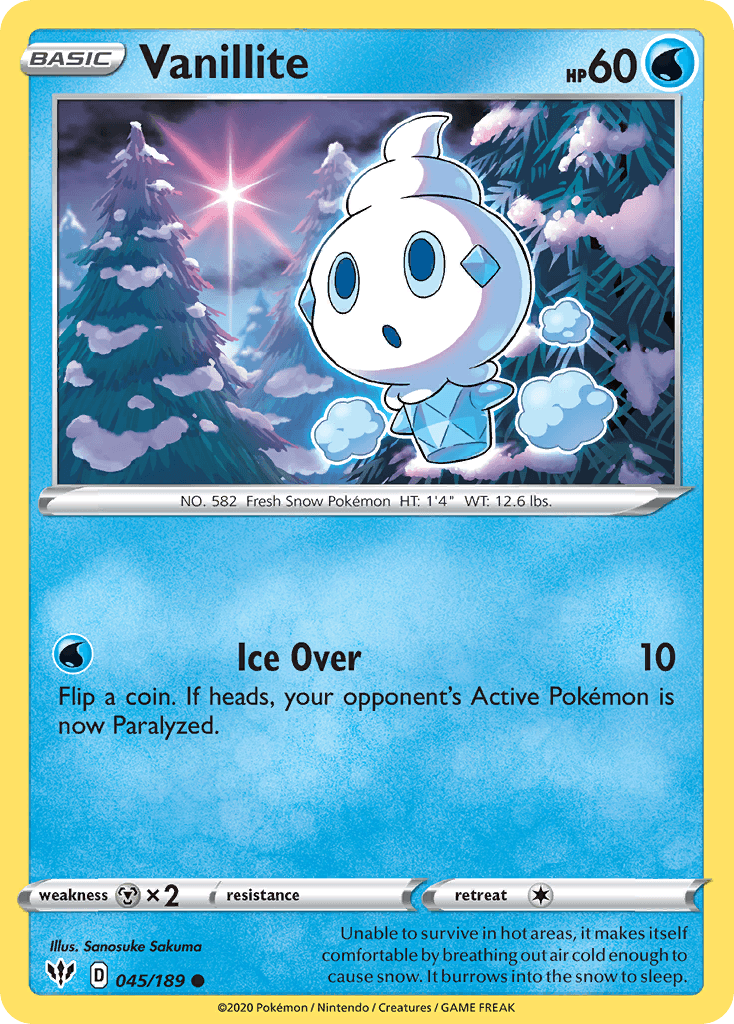 Vanillite SWSH3-45