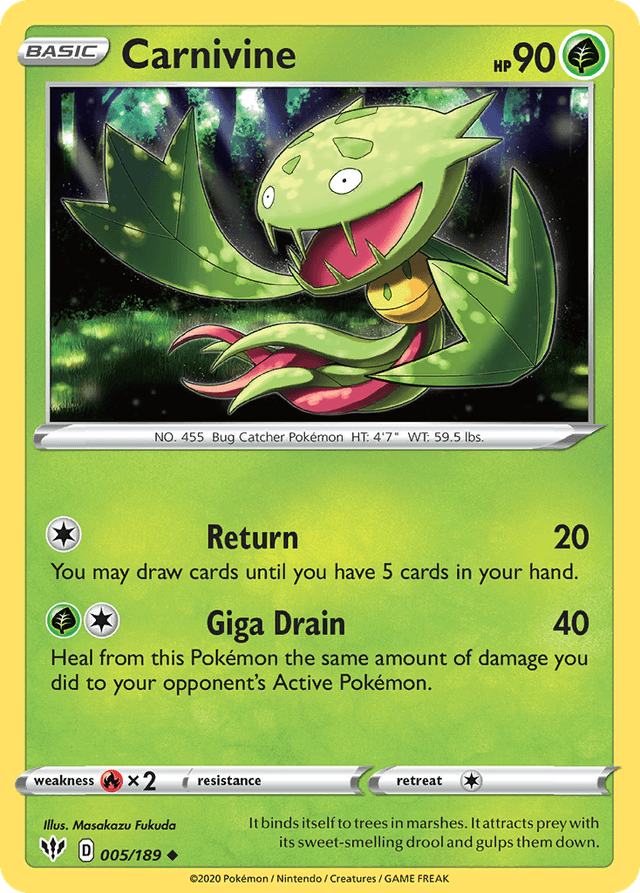 Carnivine SWSH3-5