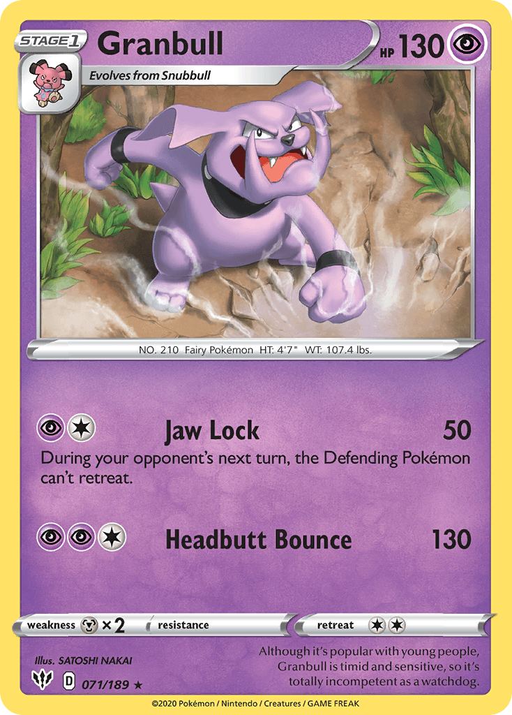 Granbull SWSH3-71