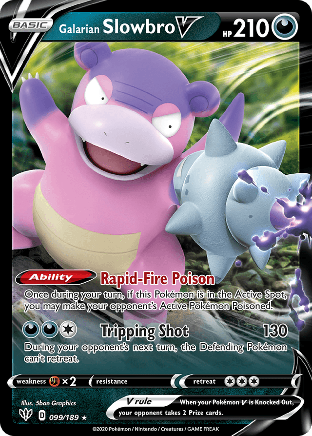 Galarian Slowbro V SWSH3-99