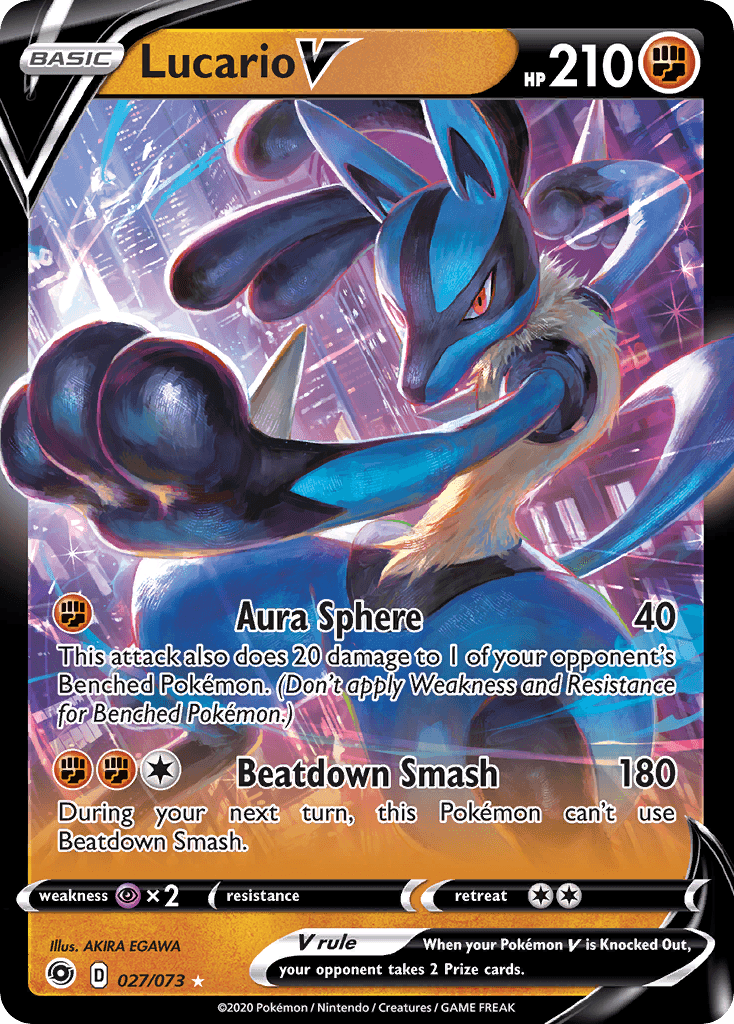 Lucario V SWSH35-27