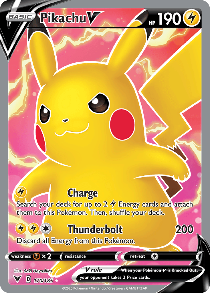 Pikachu V SWSH4-170