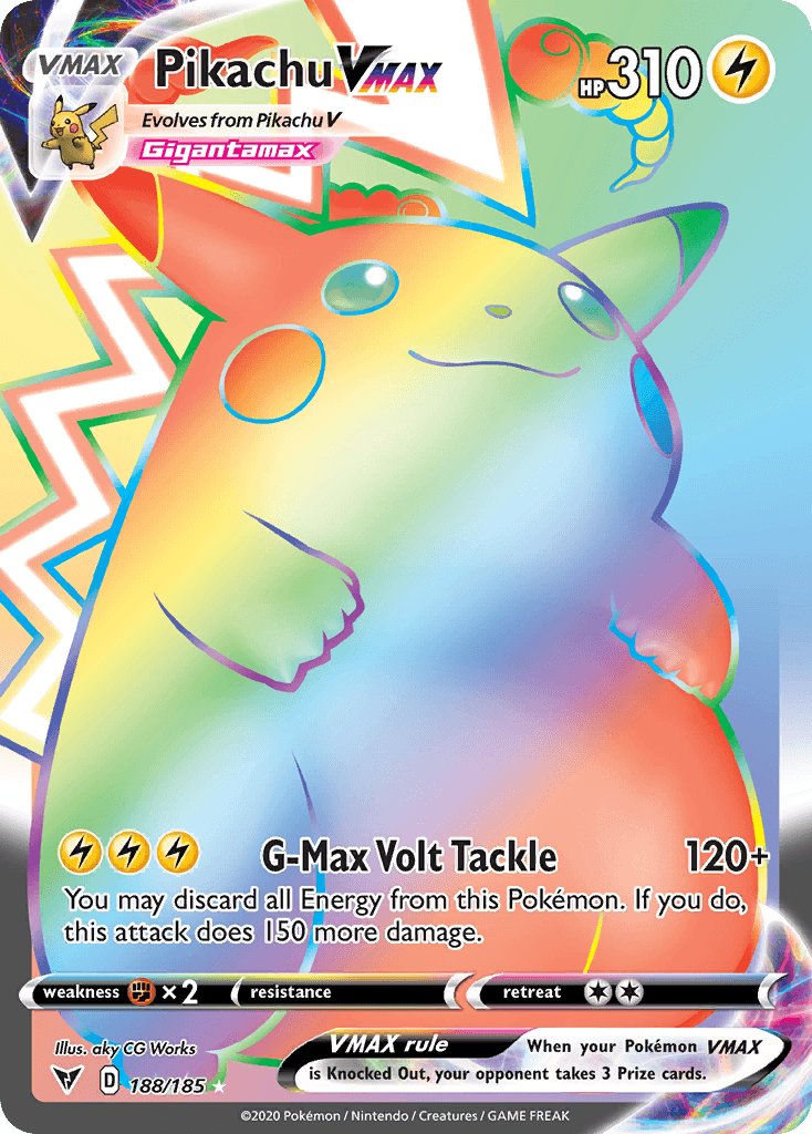 Pikachu VMAX SWSH4-188