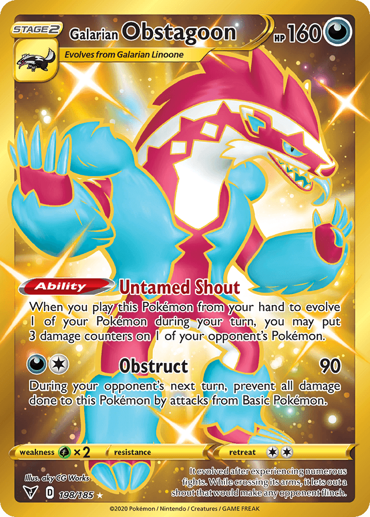 Galarian Obstagoon SWSH4-198