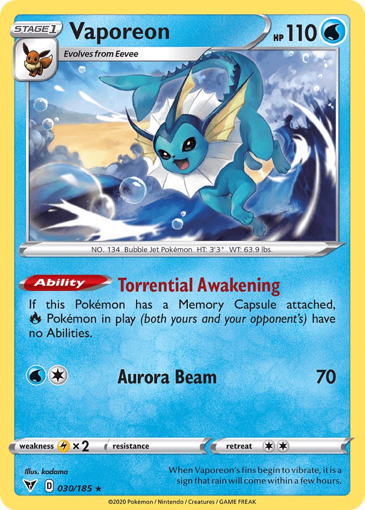 Vaporeon SWSH4-30