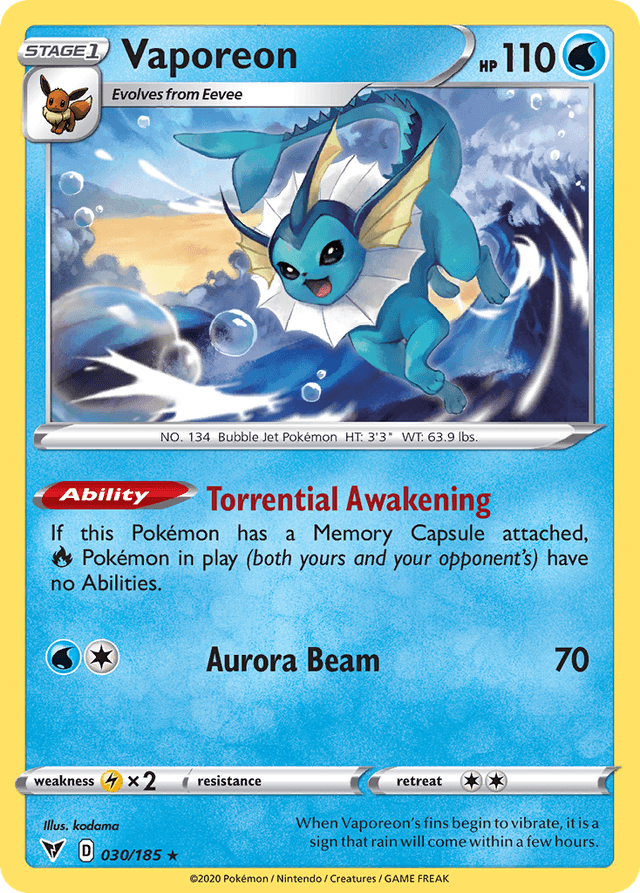 Vaporeon SWSH4-30