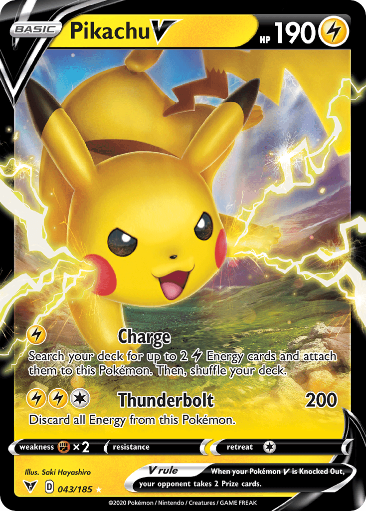 Pikachu V SWSH4-43