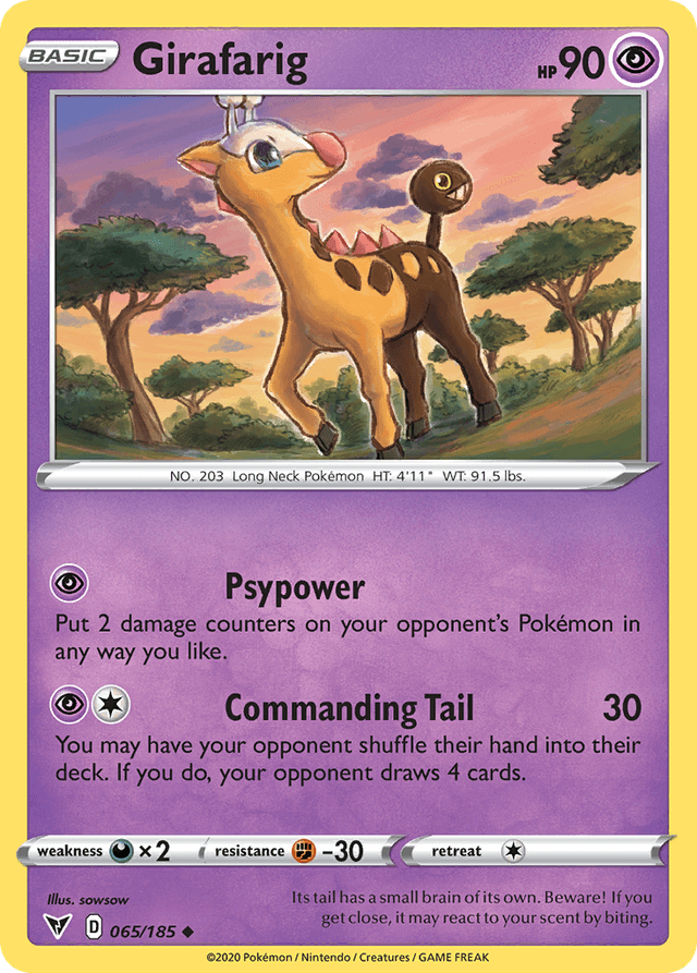 Girafarig SWSH4-65