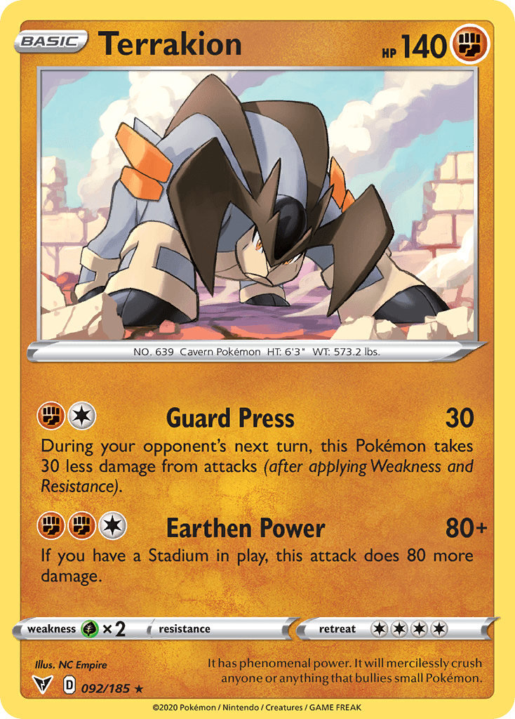 Terrakion SWSH4-92
