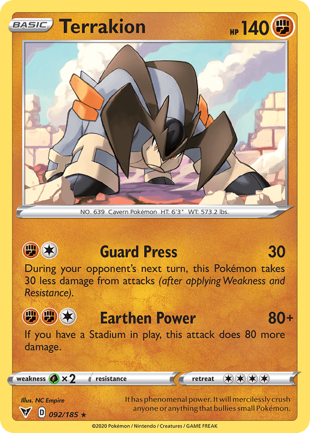 Terrakion SWSH4-92