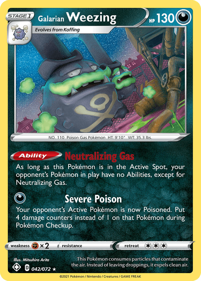 Galarian Weezing SWSH45-42