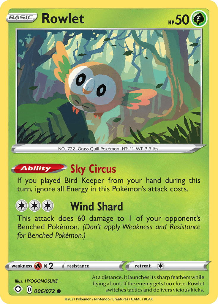 Rowlet SWSH45-6