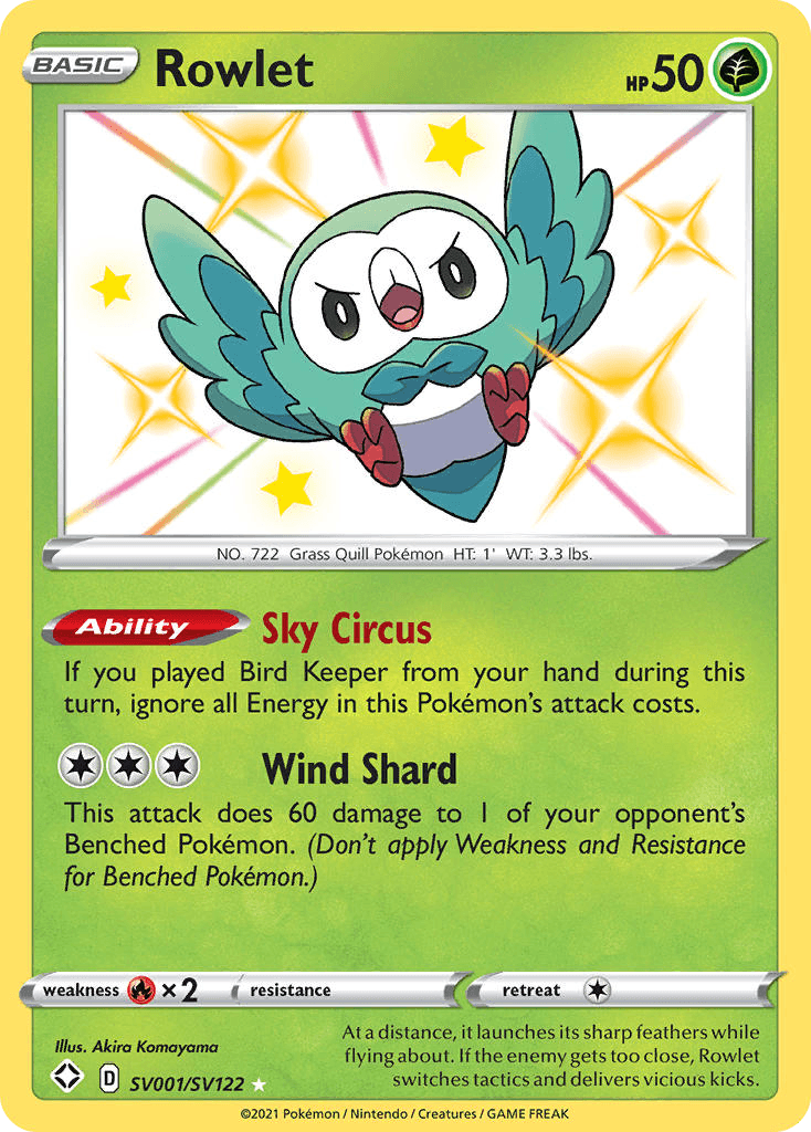 Rowlet SWSH45SV-SV001