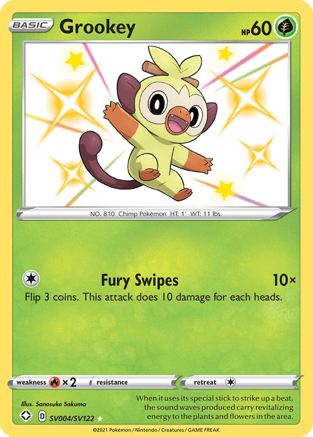 Grookey SWSH45SV-SV004