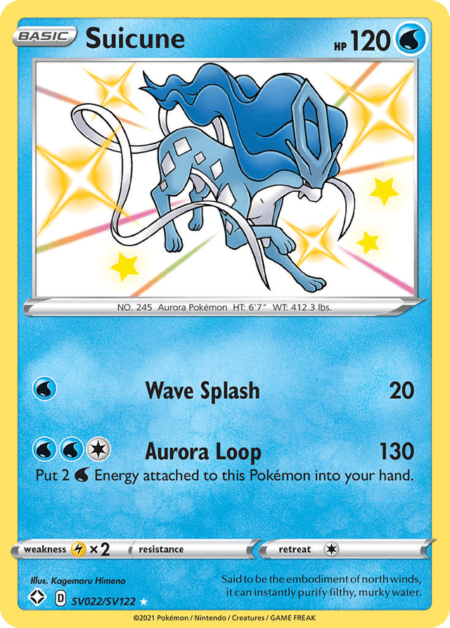 Suicune SWSH45SV-SV022