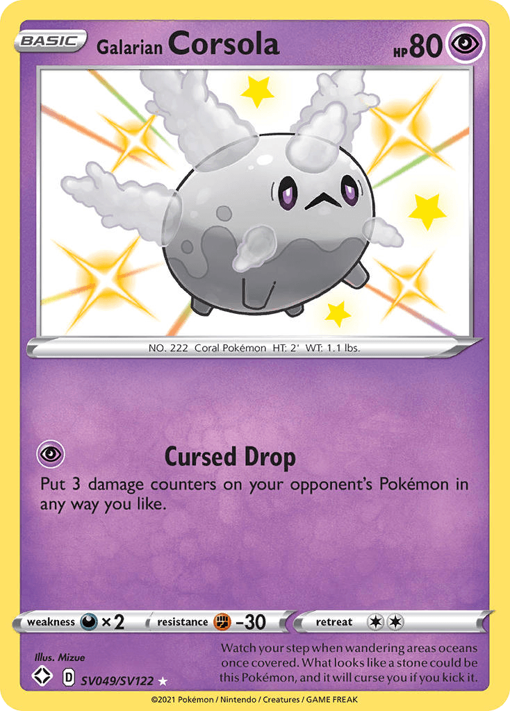 Galarian Corsola SWSH45SV-SV049