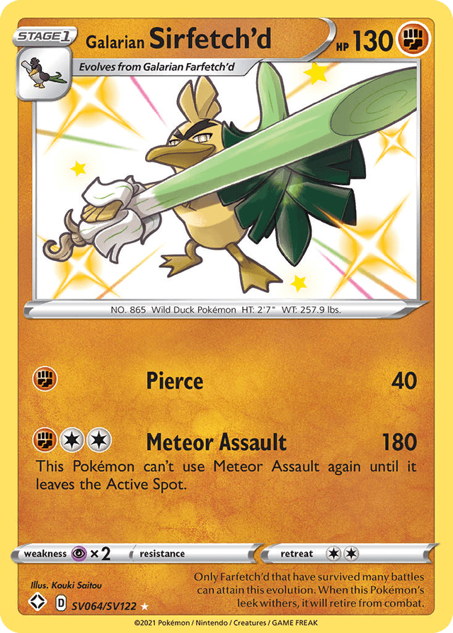 Galarian Sirfetch'd SWSH45SV-SV064