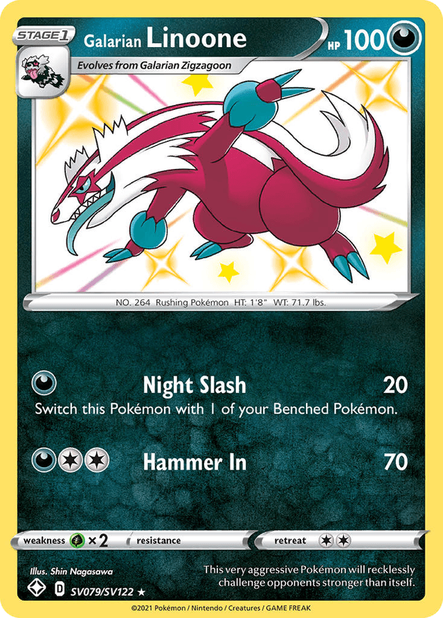 Galarian Linoone SWSH45SV-SV079