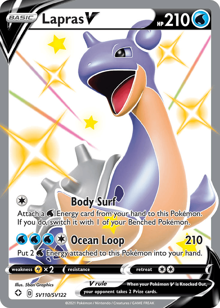 Lapras V SWSH45SV-SV110