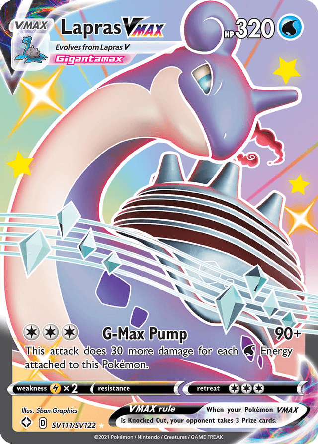 Lapras VMAX SWSH45SV-SV111
