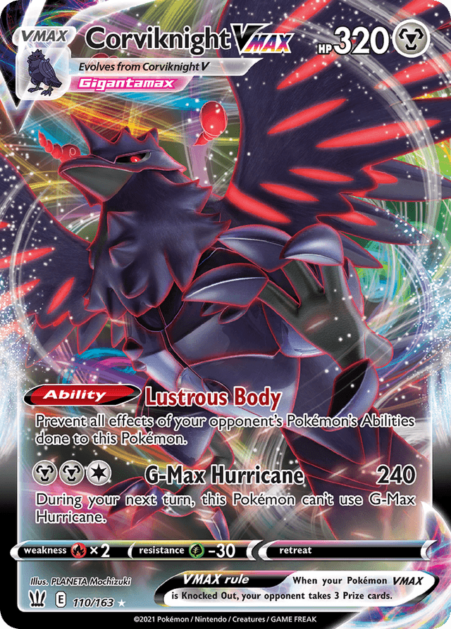 Corviknight VMAX SWSH5-110