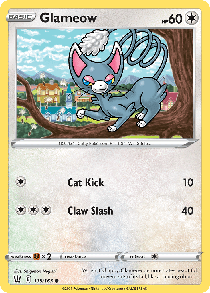 Glameow SWSH5-115