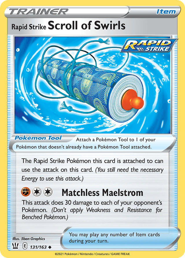 Rapid Strike Scroll of Swirls SWSH5-131