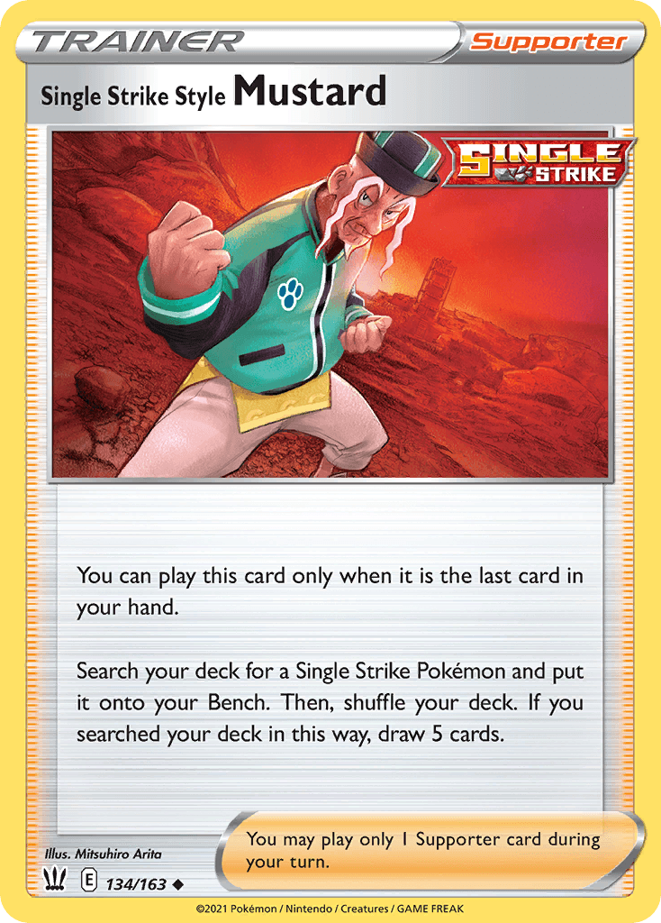 Single Strike Style Mustard SWSH5-134