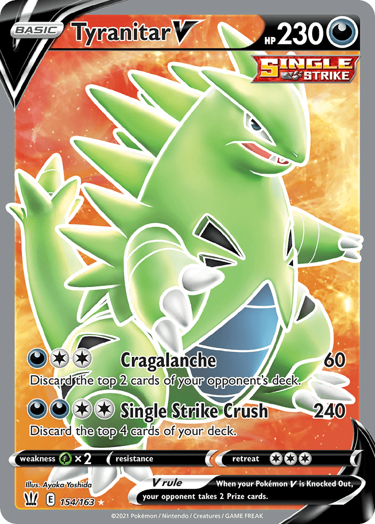 Tyranitar V SWSH5-154