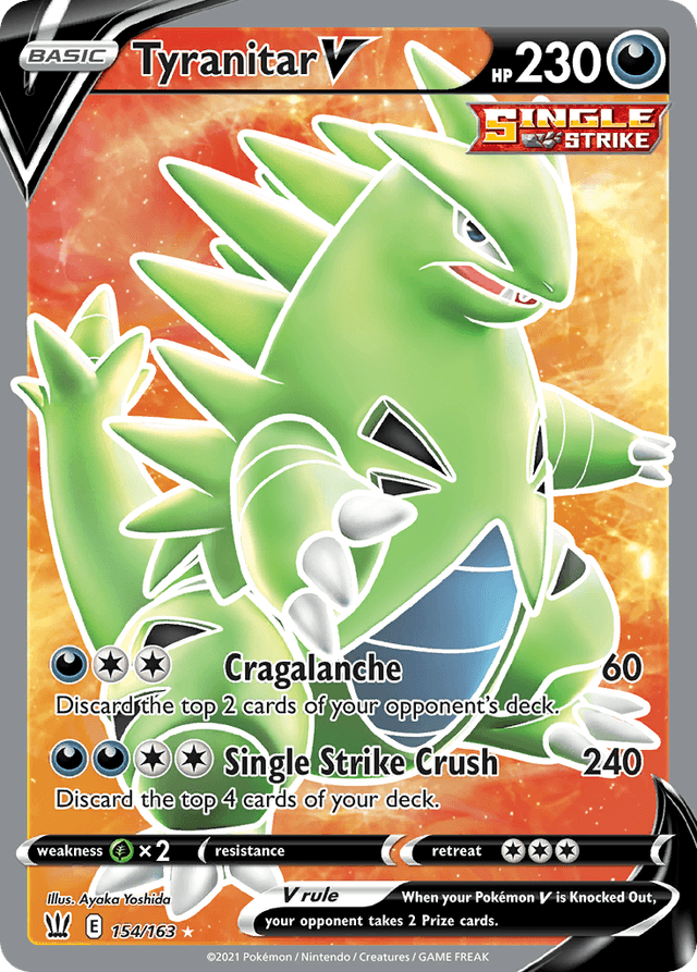 Tyranitar V SWSH5-154