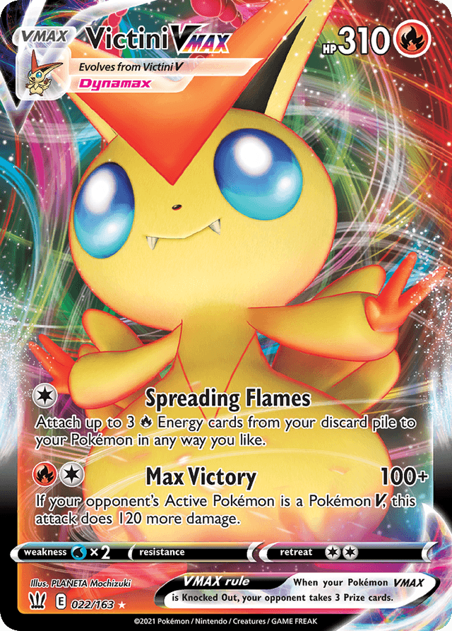 Victini VMAX SWSH5-22
