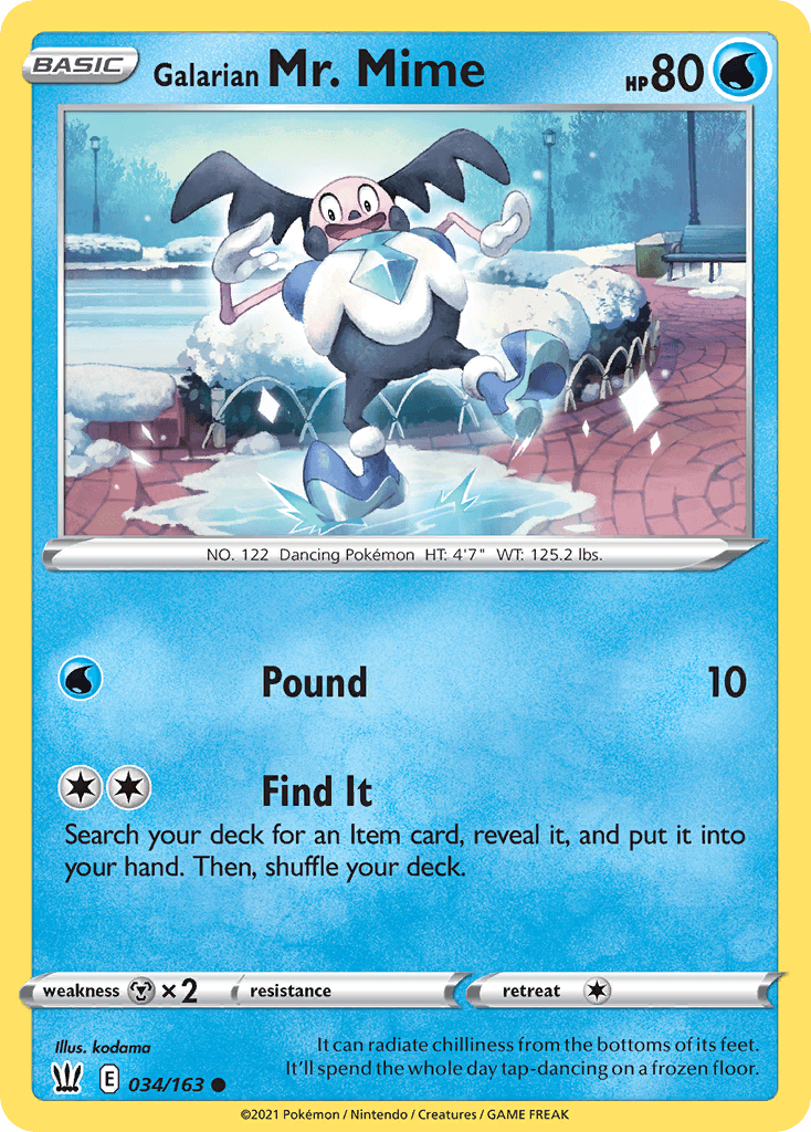 Galarian Mr. Mime SWSH5-34