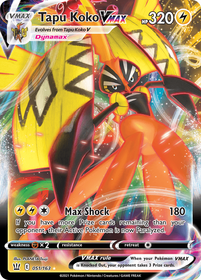 Tapu Koko VMAX SWSH5-51