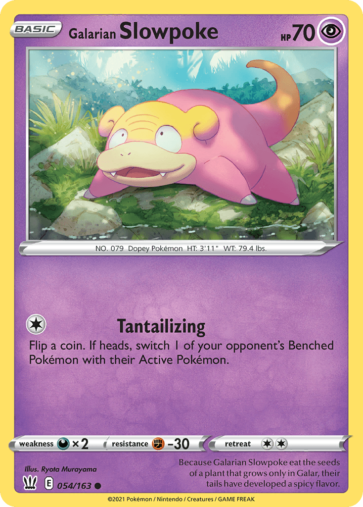 Galarian Slowpoke SWSH5-54