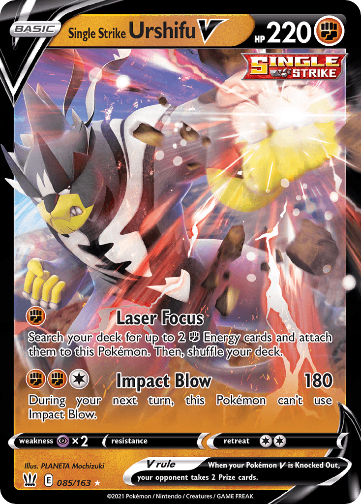 Single Strike Urshifu V SWSH5-85